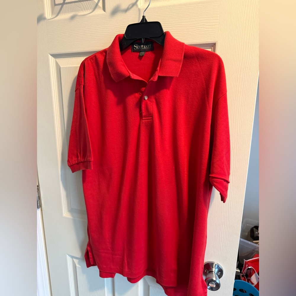 Women’s Red Polo Shirt size large